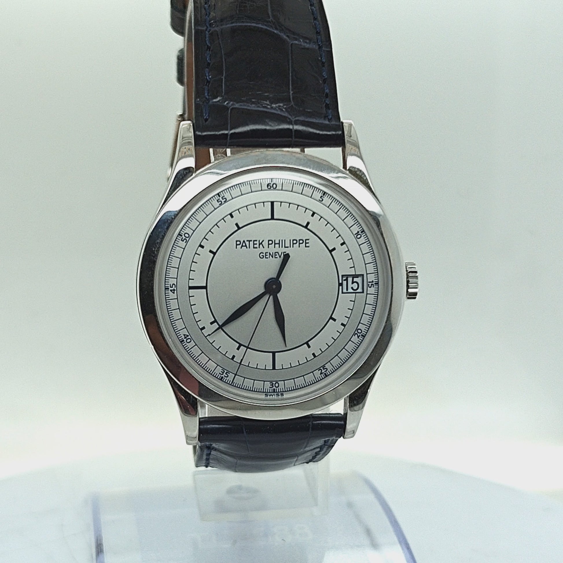 PATEK PHILIPPE CALATRAVA WATCH 5296G WHITE GOLD
