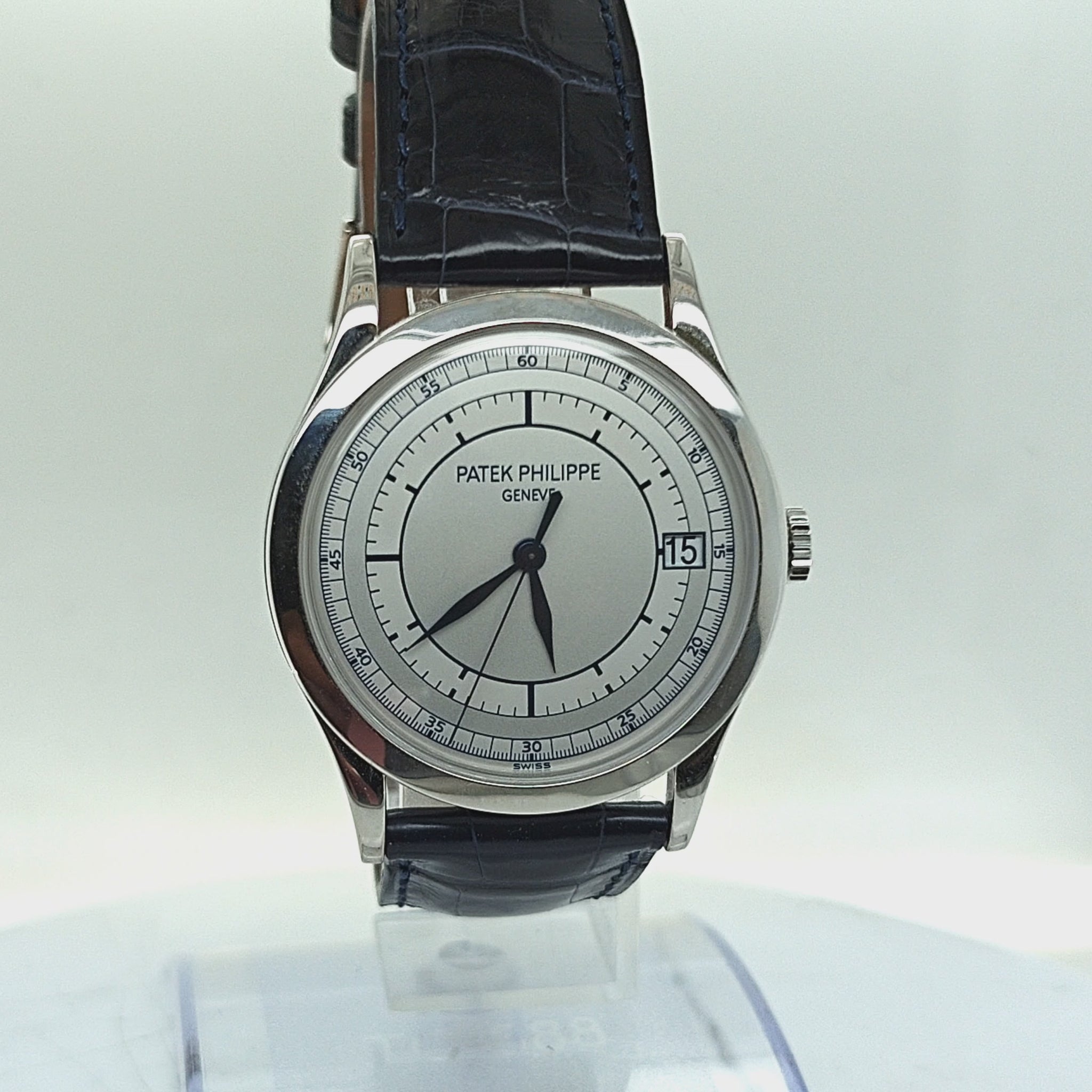 PATEK PHILIPPE CALATRAVA WATCH 5296G WHITE GOLD