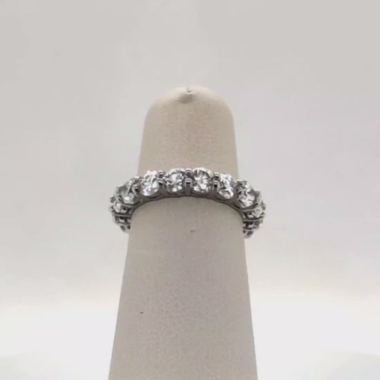 PLATINUM ETERNITY DIAMOND BAND 4.01CTW