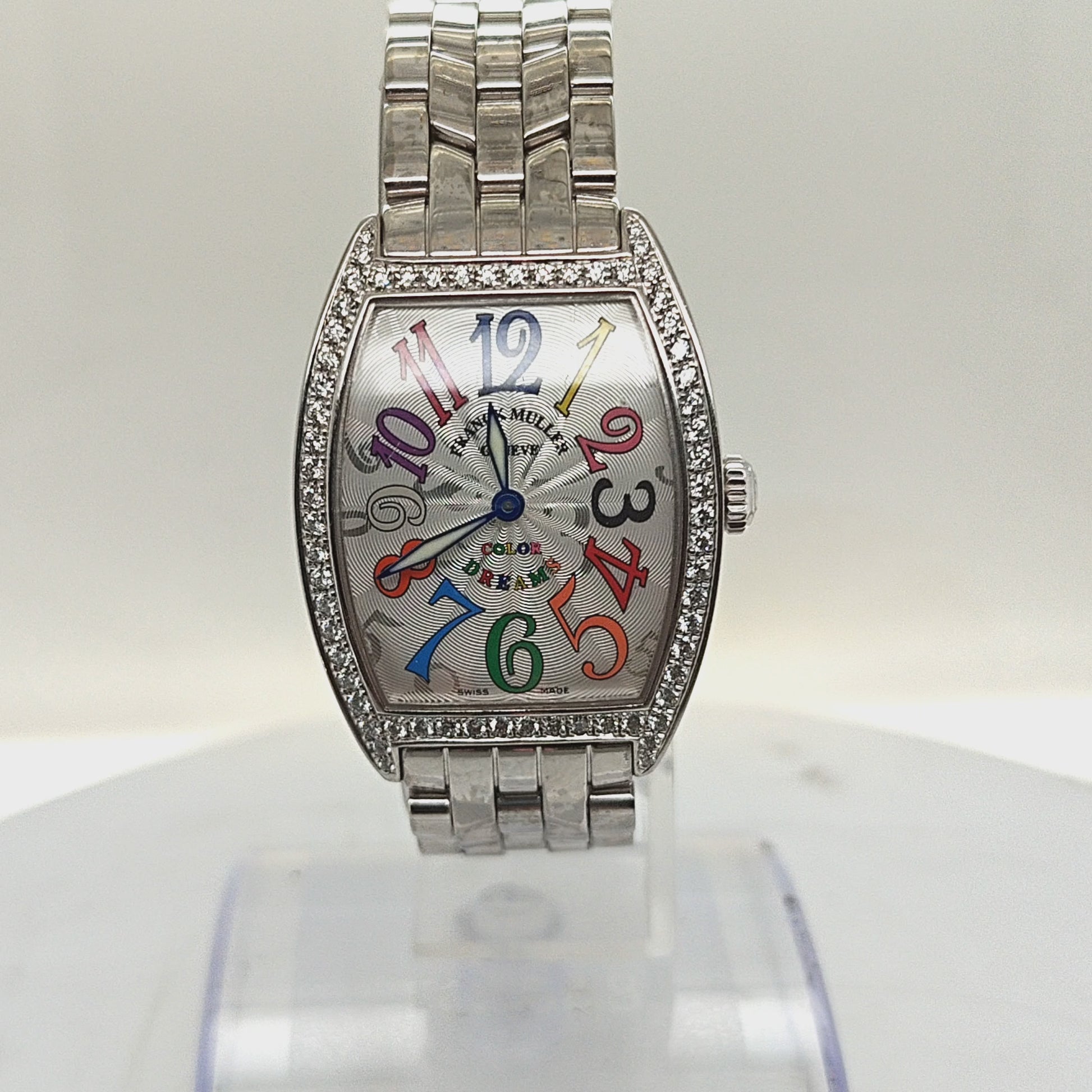 FRANCK MULLER COLOR DREAMS LADIES WATCH DIAMOND BEZEL