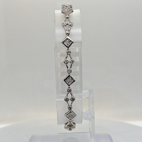 DIAMOND BRACELET 1.25CTW WHITE GOLD