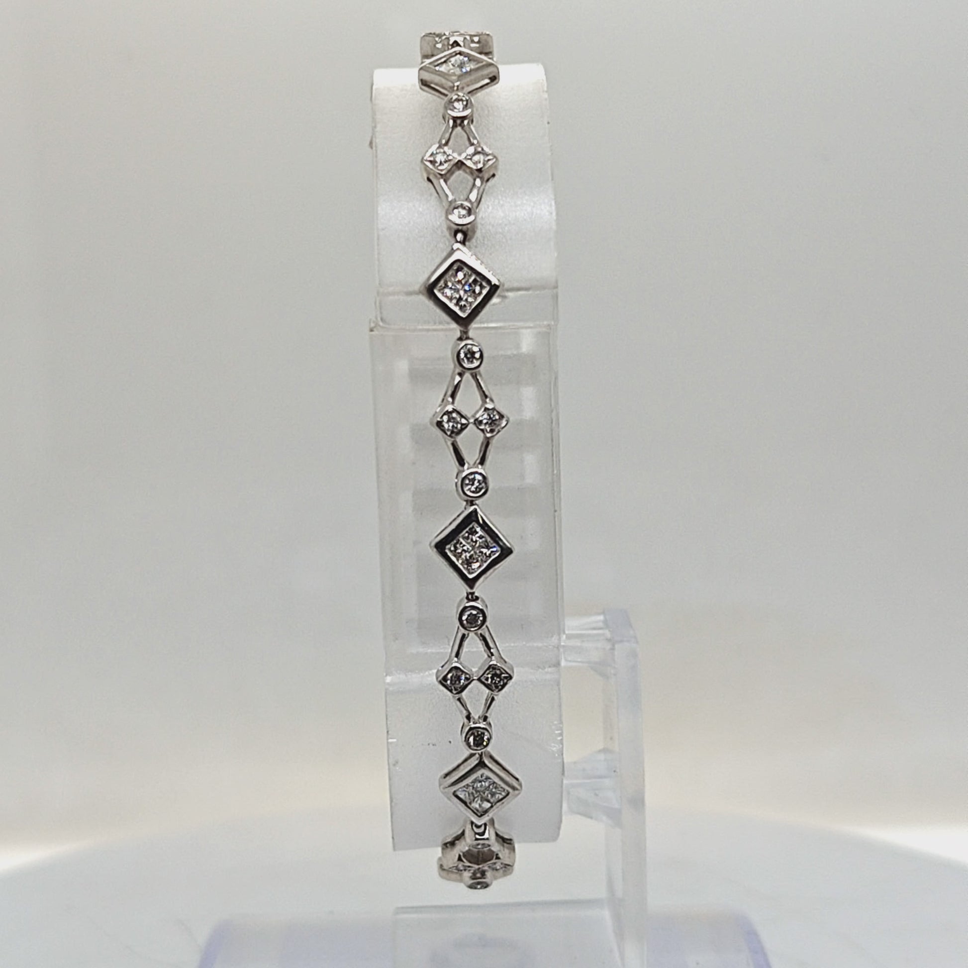DIAMOND BRACELET 1.25CTW WHITE GOLD